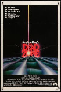 3z211 DEAD ZONE 1sh '83 David Cronenberg, Stephen King, he has the power to see the future!