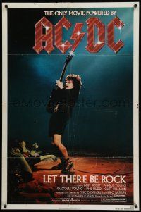 3z481 LET THERE BE ROCK 1sh '82 AC/DC, Angus Young, Bon Scott, heavy metal!