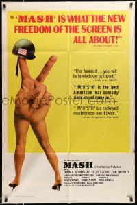 3z550 MASH 1sh '70 Elliott Gould, Korean War classic directed by Robert Altman!