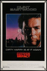 3z844 SUDDEN IMPACT 1sh '83 Clint Eastwood is at it again as Dirty Harry, great image!