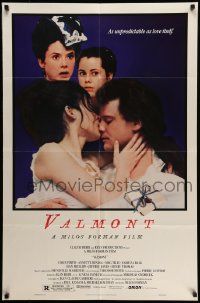 3z940 VALMONT 1sh '89 Milos Forman directed, Colin Firth, Annette Bening & young Fairuza Balk!