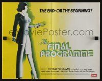 4a717 LAST DAYS OF MAN ON EARTH English pressbook '74 The Final Programme, the end - or beginning!
