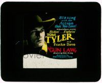 4a100 GUN LAW glass slide '29 ridin' fightin' Tom Tyler, blazing with action that you love!