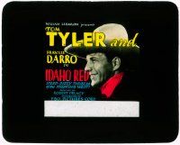 4a115 IDAHO RED glass slide '29 Tom Tyler & Frankie Darro in a speed-dizzy thriller of the West!