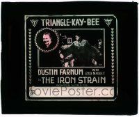 4a118 IRON STRAIN glass slide '15 Dustin Darnum & Enid Markey in an Alaskan Triangle western!