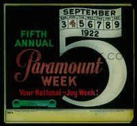 4a159 PARAMOUNT WEEK glass slide '22 Your National-joy Week, fifth annual event!