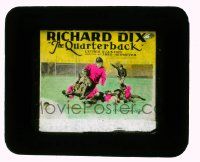 4a167 QUARTERBACK glass slide '26 great image of college football player Richard Dix!