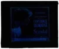 4a180 SCANDAL glass slide '17 close up of beautiful Constance Talmadge against dark background!