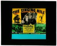 4a192 SINGING HILL style B glass slide '41 singing cowboy Gene Autry & pretty Virginia Dale!
