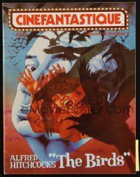 4a253 CINEFANTASTIQUE magazine Fall 1980 Alfred HItchcock's The Birds cover art by Kirk Henderson!
