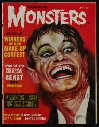 4a259 FAMOUS MONSTERS OF FILMLAND no. 18 magazine July 1962 cover art of Dwight Frye by Basil Gogos!