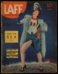 4a273 LAFF magazine March 1941 pretty Mimi Berry appearing in Broadway's Panama Hattie!