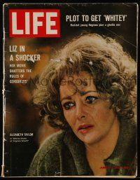4a335 LIFE MAGAZINE magazine June 10, 1966 Elizabeth Taylor in Virginia Woolf by Bob Willoughby!
