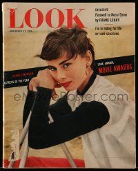 4a344 LOOK magazine March 23, 1954 Audrey Hepburn by Milton H. Greene, Actress of the Year!
