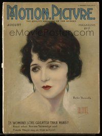 4a407 MOTION PICTURE magazine August 1923 incredible art of sexy Bebe Daniels by Hal Phyfe!