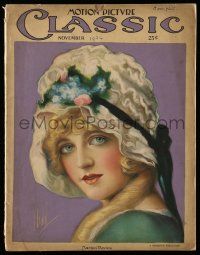 4a279 MOTION PICTURE CLASSIC magazine November 1924 art of Marion Davies w/ bonnet by Ehler Dahl!