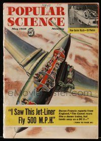 4a289 POPULAR SCIENCE magazine May 1950 heavily illustrated story on George Pal's Destination Moon!