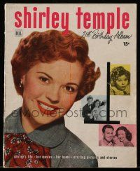 4a299 SHIRLEY TEMPLE magazine 1949 her life, movies & home, cover portrait by Frank Powolny!
