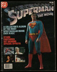 4a304 SUPERMAN magazine '78 great color images of superhero Christopher Reeve from the movie!