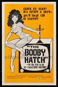 4a519 BOOBY HATCH pressbook '76 it's crazy & sexy - you'll laugh so hard it hurts, great art!