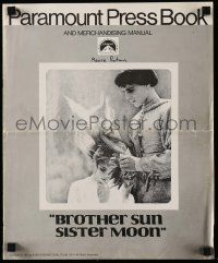 4a534 BROTHER SUN SISTER MOON pressbook '73 Franco Zeffirelli's Fratello Sole, Sorella Luna!