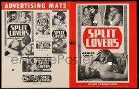 4a911 SPLIT LOVERS pressbook '69 a shocking romp of a younger generation who share partners!