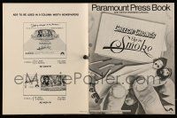4a962 UP IN SMOKE pressbook '78 Cheech & Chong marijuana drug classic, Scakisbrick art!