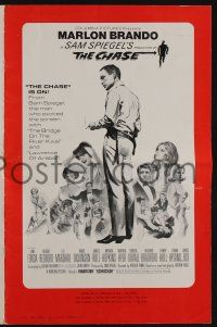 4a548 CHASE pressbook '66 Marlon Brando, Jane Fonda, Robert Redford, directed by Arthur Penn