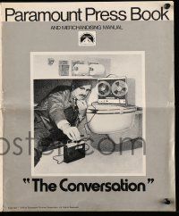 4a561 CONVERSATION pressbook '74 Gene Hackman is an invader of privacy, Francis Ford Coppola