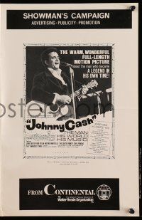 4a691 JOHNNY CASH pressbook '69 great images of the most famous country music star!