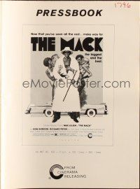 4a749 MACK pressbook '73 AIP, classic artwork image of Max Julien & his ladies!