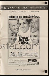 4a862 ROBIN & THE 7 HOODS pressbook '64 Frank Sinatra, Dean Martin, Sammy Davis Jr, Bing Crosby
