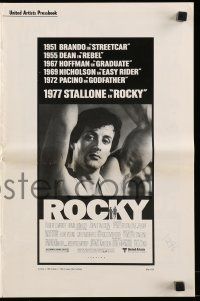 4a864 ROCKY pressbook '76 boxer Sylvester Stallone, Talia Shire, boxing classic!