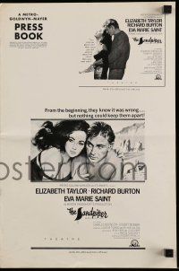 4a873 SANDPIPER pressbook '65 many images of Elizabeth Taylor & Richard Burton!