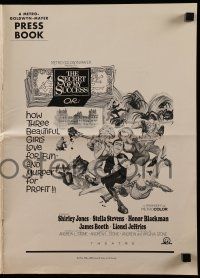 4a881 SECRET OF MY SUCCESS pressbook '65 artwork of sexy Shirley Jones & more by Frank Frazetta!