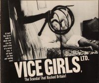 4a970 VICE GIRLS, LTD. pressbook '64 like the sweet sting of a whip it'll leave you wanting more!