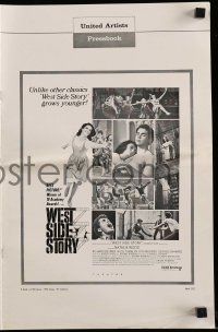 4a982 WEST SIDE STORY pressbook R68 Academy Award winning classic musical, Natalie Wood, Beymer!