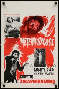4b299 TOMB OF TORTURE Belgian '63 Antonio Boccaci's Metempsyco, horror & girl images!
