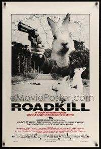 4b022 ROADKILL Canadian '89 a rock'n'road movie about a girl who learns to drive, wacky rabbits!
