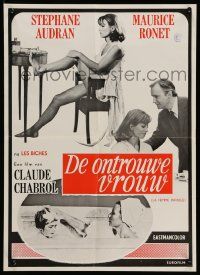 4b008 UNFAITHFUL WIFE Dutch '69 Claude Chabrol's La Femme Infidele, sexy Stephane Audran!