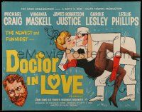 4b031 DOCTOR IN LOVE English 1/2sh '61 an epidemic of fun & frolic 11 out of 10 doctors recommend!