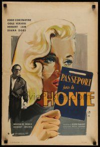 4b188 PASSPORT TO SHAME French 16x24 '59 Diana Dors, for those who think they've seen everything!