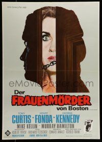 4b532 BOSTON STRANGLER German '68 Tony Curtis, Henry Fonda, he killed thirteen girls!