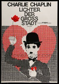 4b534 CITY LIGHTS German R70 great different artwork of Charlie Chaplin by Astrid Herm!