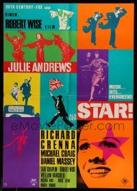 4b612 STAR roadshow German '68 Julie Andrews, Robert Wise, Richard Crenna, different artwork!