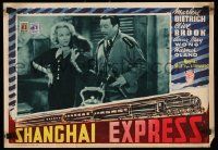 4b090 SHANGHAI EXPRESS Italian 13x19 pbusta R53 Marlene Dietrich, Warner Oland, different image!