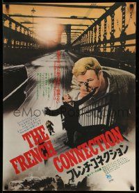 4b850 FRENCH CONNECTION Japanese '71 different image of Gene Hackman, directed by William Friedkin