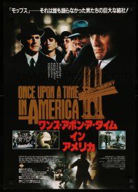 4b920 ONCE UPON A TIME IN AMERICA Japanese '84 Sergio Leone, Robert De Niro, James Woods in hats!