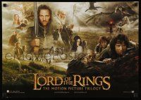 4b013 LORD OF THE RINGS TRILOGY Swiss '03 Peter Jackson, Tolkein, cool montage image!