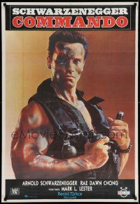 4b325 COMMANDO Turkish '87 Arnold Schwarzenegger is going to make someone pay!